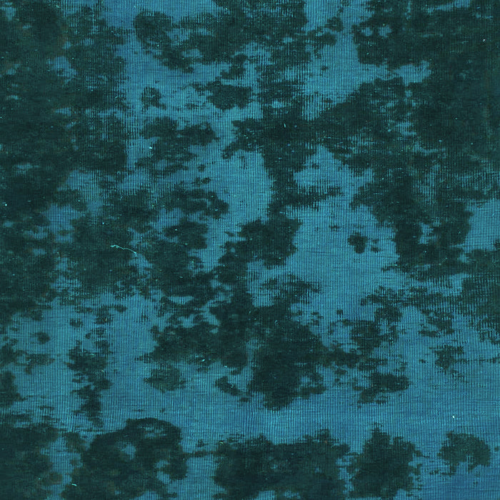 Machine Washable Abstract Turquoise Modern Area Rugs, wshabs1052turq