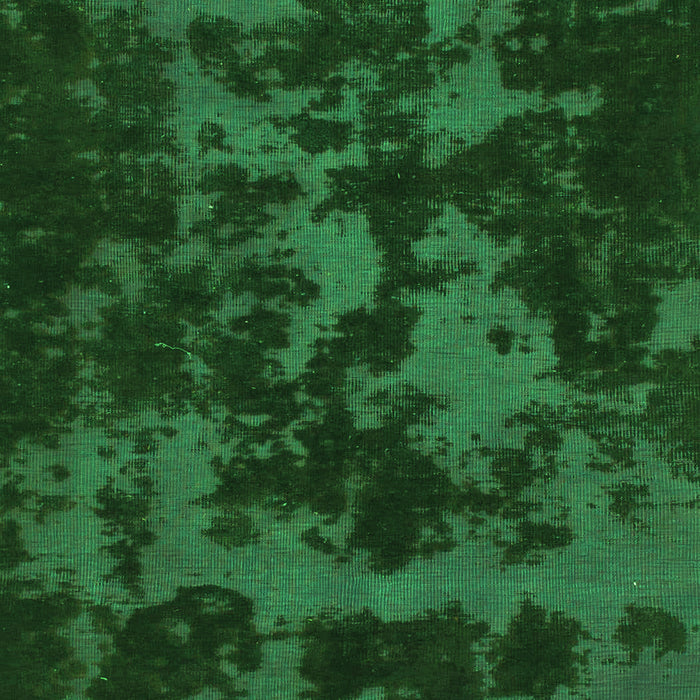 Machine Washable Abstract Green Modern Area Rugs, wshabs1052grn