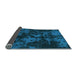 Sideview of Abstract Light Blue Modern Rug, abs1052lblu