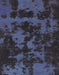 Machine Washable Abstract Deep Periwinkle Purple Rug, wshabs1052