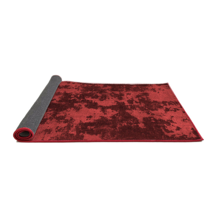 Abstract Red Modern Area Rugs