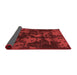 Abstract Red Modern Area Rugs