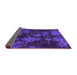 Sideview of Abstract Purple Modern Rug, abs1052pur