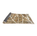 Sideview of Abstract Brown Modern Rug, abs1053