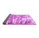 Sideview of Abstract Purple Modern Rug, abs1053pur