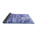 Sideview of Abstract Blue Modern Rug, abs1053blu