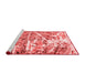 Modern Red Washable Rugs