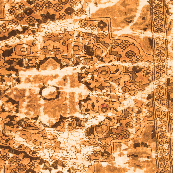 Machine Washable Abstract Orange Modern Area Rugs, wshabs1053org