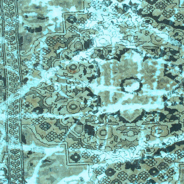 Machine Washable Abstract Light Blue Modern Rug, wshabs1053lblu