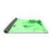 Sideview of Abstract Green Modern Rug, abs1054grn