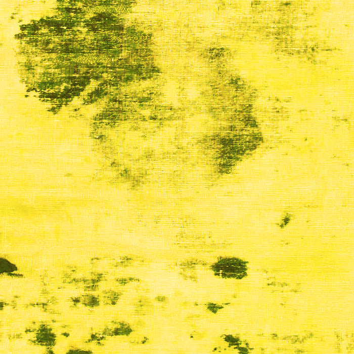 Machine Washable Abstract Yellow Modern Rug, wshabs1054yw