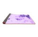 Sideview of Abstract Purple Modern Rug, abs1054pur