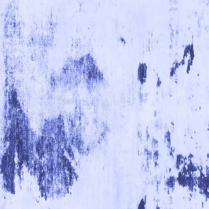 Square Machine Washable Abstract Blue Modern Rug, wshabs1054blu