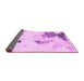 Sideview of Abstract Pink Modern Rug, abs1054pnk