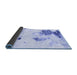 Sideview of Abstract Blue Modern Rug, abs1054blu