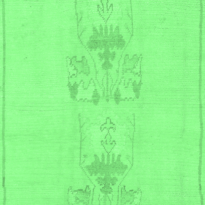 Machine Washable Abstract Emerald Green Modern Area Rugs, wshabs1055emgrn