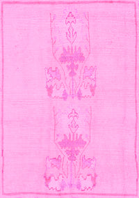 Abstract Pink Modern Rug, abs1055pnk