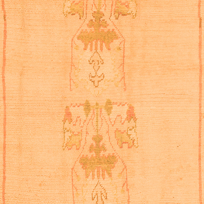 Machine Washable Abstract Orange Modern Area Rugs, wshabs1055org