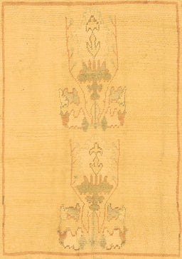 Abstract Brown Modern Rug, abs1055brn