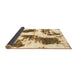 Sideview of Abstract Brown Modern Rug, abs1056brn