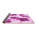 Sideview of Abstract Pink Modern Rug, abs1056pnk