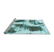 Sideview of Machine Washable Abstract Light Blue Modern Rug, wshabs1056lblu