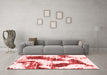 Modern Red Washable Rugs