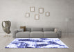 Machine Washable Abstract Blue Modern Rug in a Living Room, wshabs1056blu