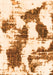 Abstract Orange Modern Rug, abs1056org