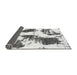 Sideview of Abstract Gray Modern Rug, abs1056gry