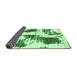 Sideview of Abstract Emerald Green Modern Rug, abs1056emgrn