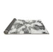 Sideview of Abstract Gray Modern Rug, abs1057gry