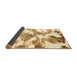 Sideview of Abstract Brown Modern Rug, abs1057brn