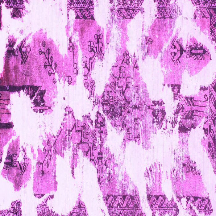 Square Abstract Purple Modern Rug, abs1057pur