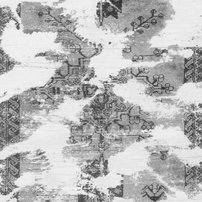 Machine Washable Abstract Gray Modern Rug, wshabs1057gry