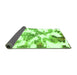 Sideview of Abstract Green Modern Rug, abs1057grn