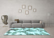 Machine Washable Abstract Light Blue Modern Rug in a Living Room, wshabs1057lblu