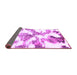 Sideview of Abstract Purple Modern Rug, abs1057pur