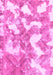 Machine Washable Abstract Pink Modern Rug, wshabs1058pnk