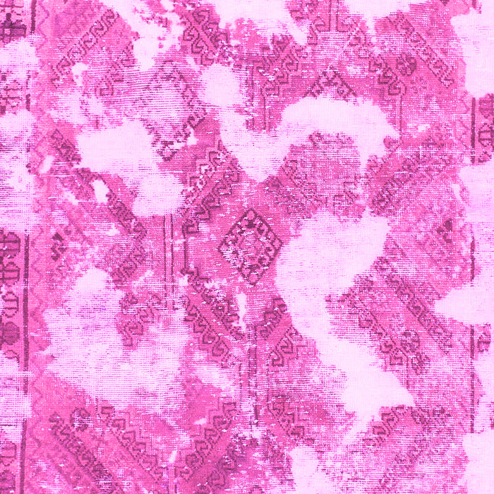 Machine Washable Abstract Pink Modern Rug, wshabs1058pnk