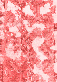 Abstract Red Modern Rug, abs1058red