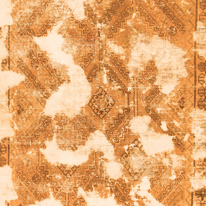 Machine Washable Abstract Orange Modern Area Rugs, wshabs1058org