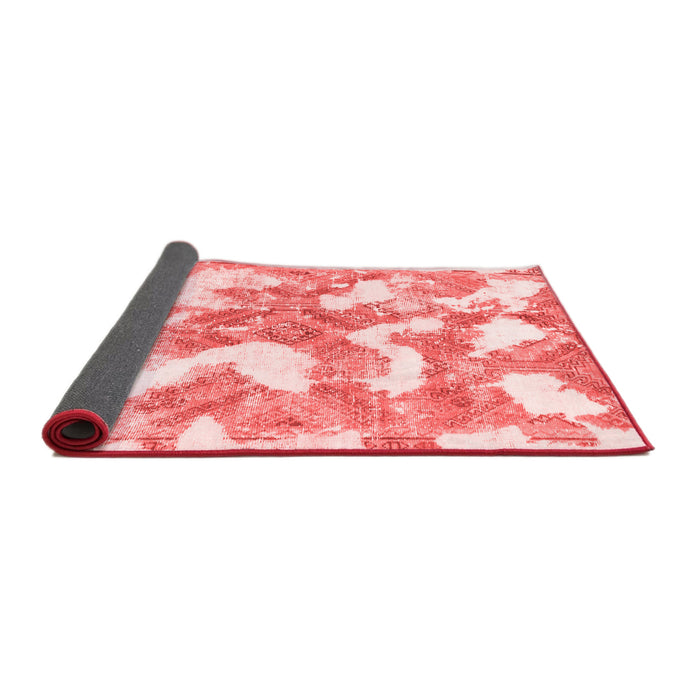 Abstract Red Modern Area Rugs