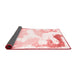 Abstract Red Modern Area Rugs