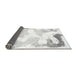 Sideview of Abstract Gray Modern Rug, abs1059gry