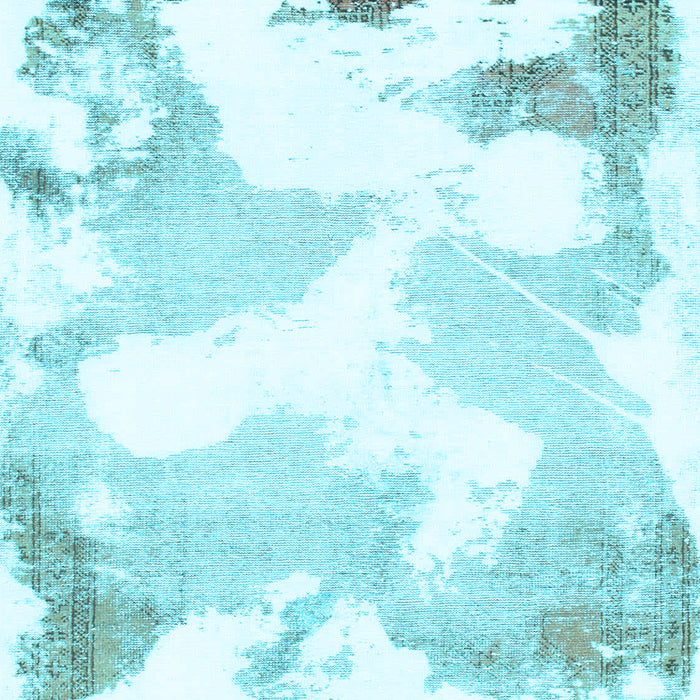 Machine Washable Abstract Light Blue Modern Rug, wshabs1059lblu