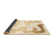 Sideview of Abstract Brown Modern Rug, abs1059brn