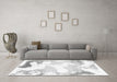 Machine Washable Abstract Gray Modern Rug in a Living Room,, wshabs1059gry