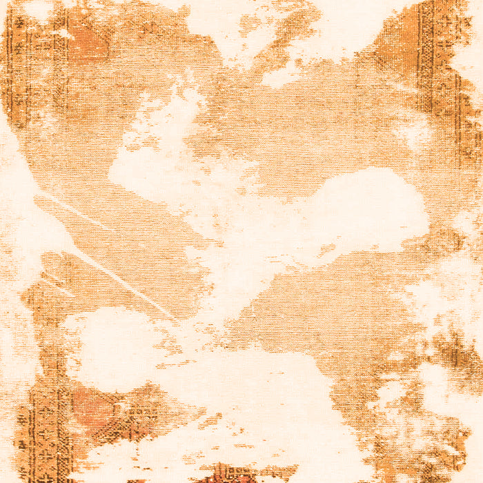 Machine Washable Abstract Orange Modern Area Rugs, wshabs1059org