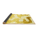 Sideview of Abstract Yellow Modern Rug, abs1059yw